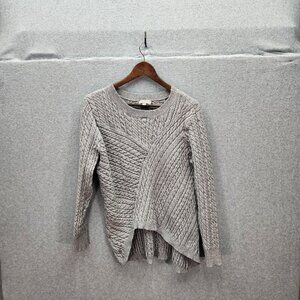 Cable Knit Sweater Womens XL Evolution By Cyrus Gray